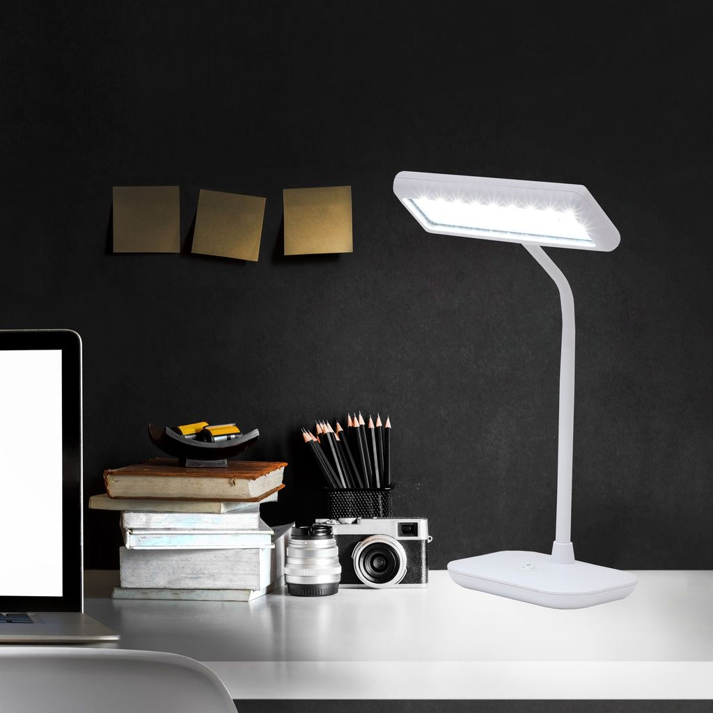 LED Tischleuchte, 44 cm, 7,5 W, Weiß