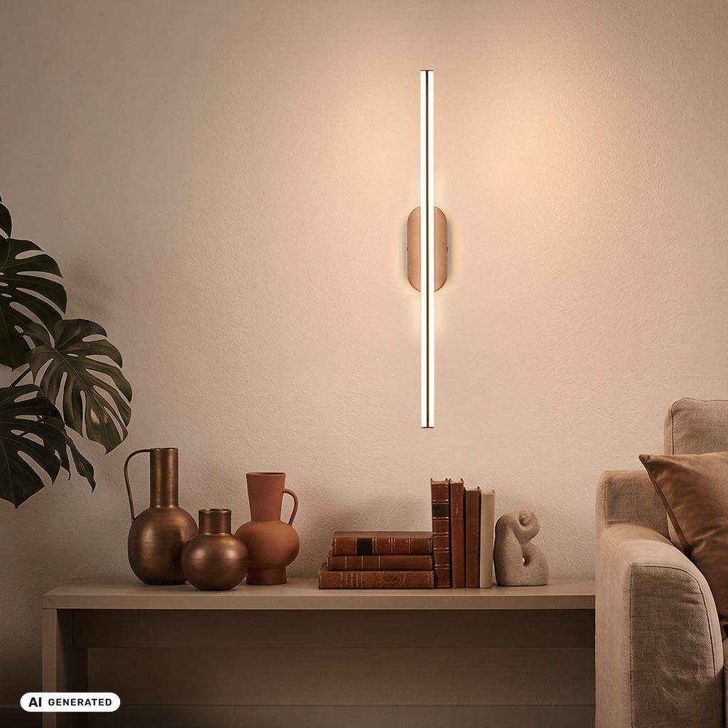 Ruth Wandlampe - 12W, 1200lm, LED, Warmweiß, Anthrazit-Bronze Metallic