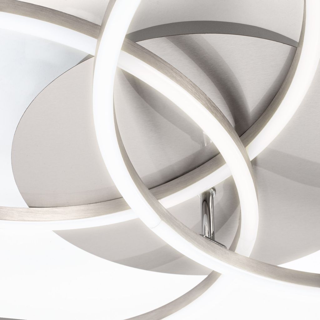 LED Frame 71,7 cm 40W 4400lm matt-nickel