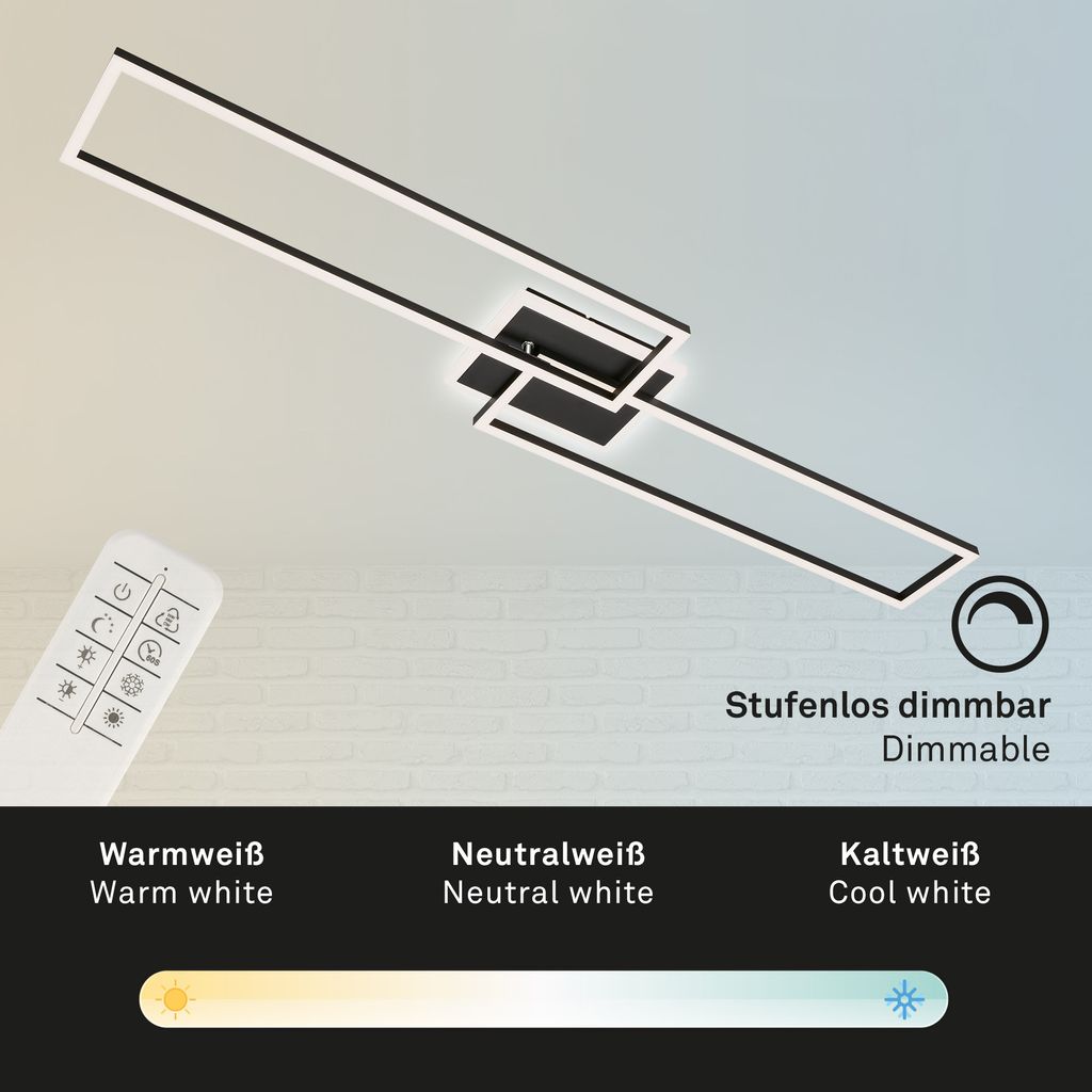 LED CCT Frame 110 cm 40W 5200lm black