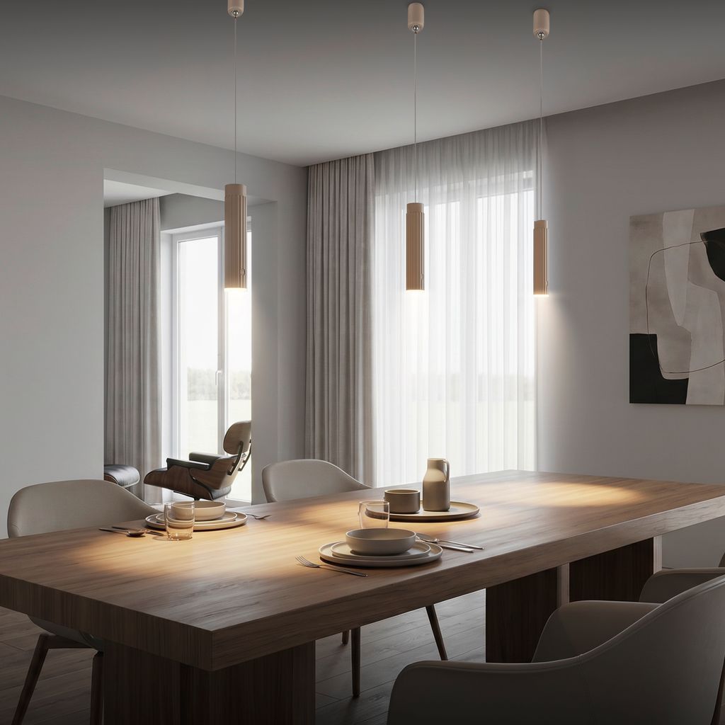 Hang Pendelleuchte - 3,5W, 280lm, Akku, LED, Höhenverstellbar, Beige