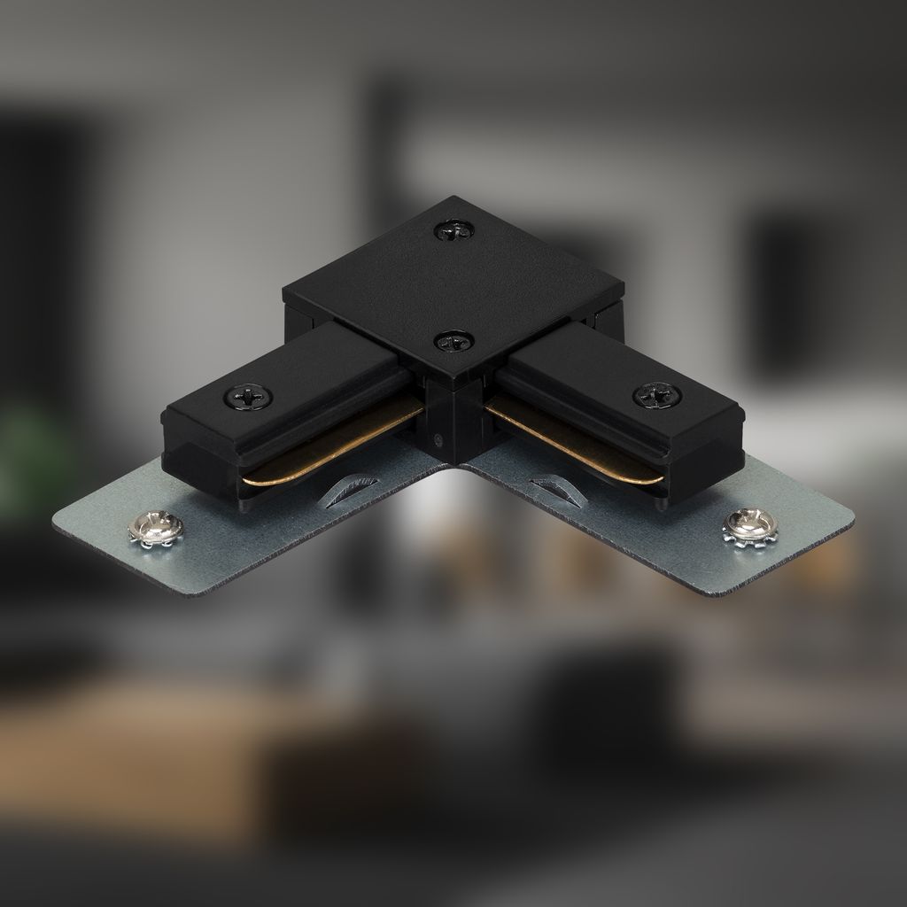 Briloner Rail Schienensystem. Zubehör. Erweiterungskomponente. Schwarz. 8.6 cm 4