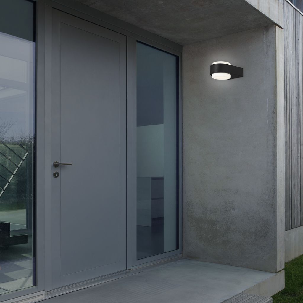 LED Außenleuchte 14,4 cm 6,5W 650lm schwarz
