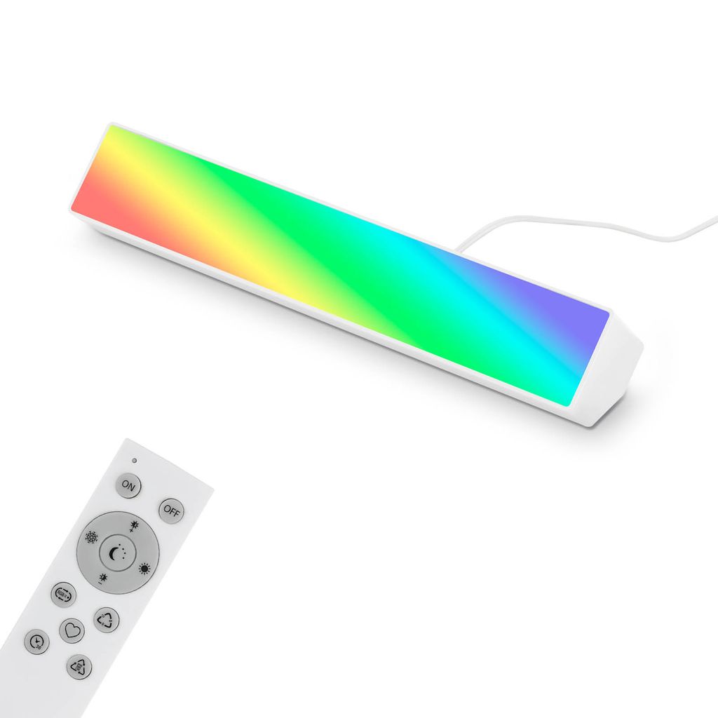 CCT RGB Wall Washer, 25,5 cm, 9 W, 850 lm, Weiß