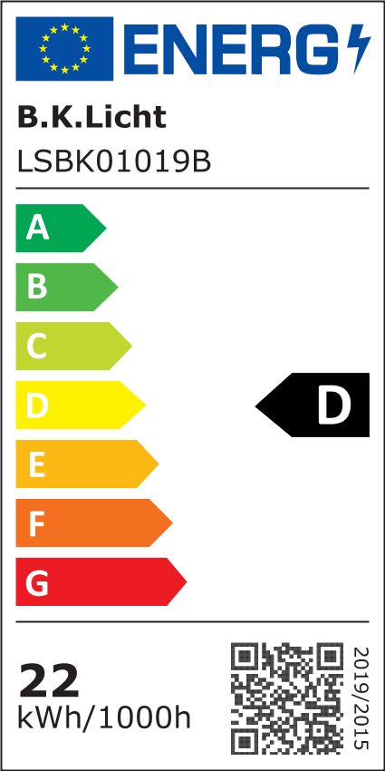 LED Panel Ø42 cm - 22W, 3000lm, Dimmbar, CCT, Fernbedienung, IP44, Weiß