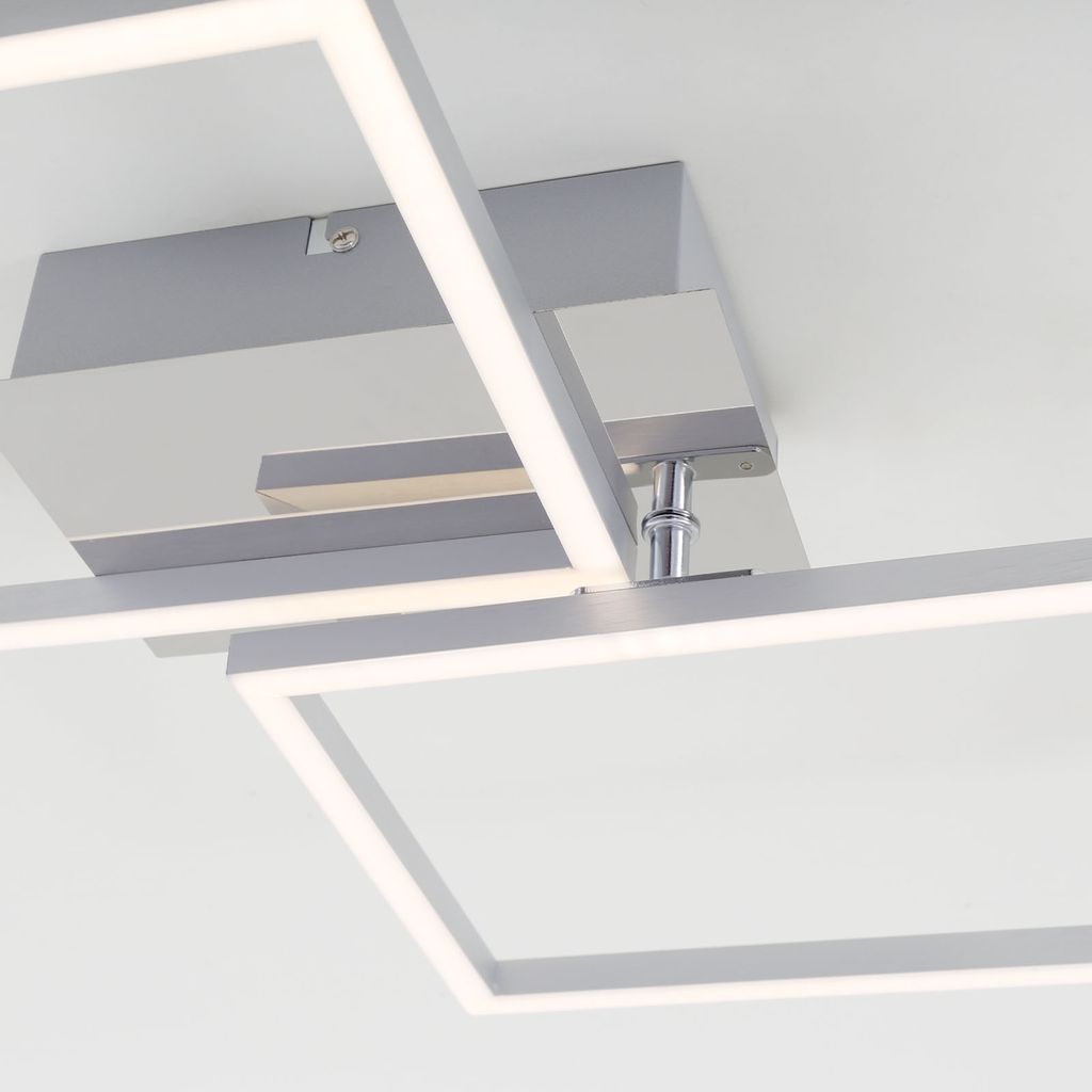 LED CCT Frame 50 cm 2x15W 1650lm chrome