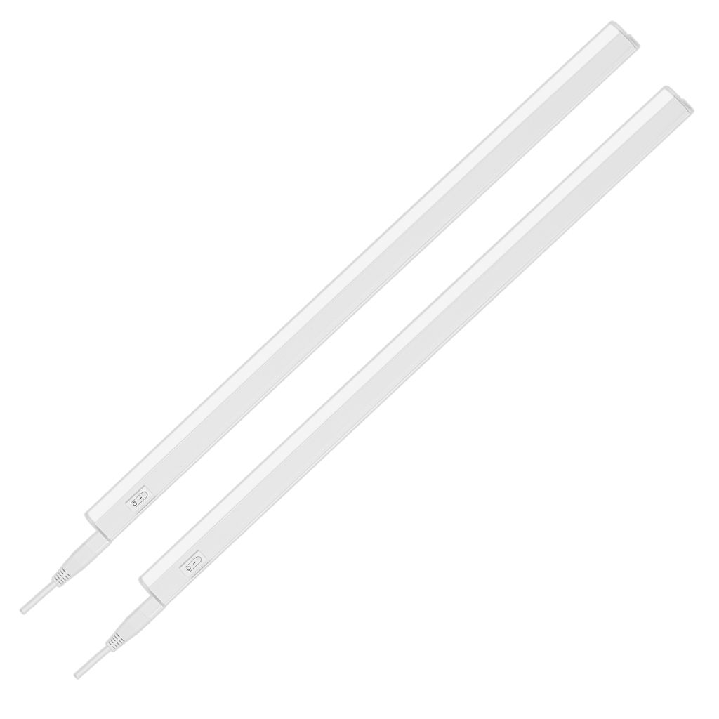 Took 2er Set Unterbauleuchte - 8W, 800lm, mit Stecker, LED, Neutralweiß, Weiß