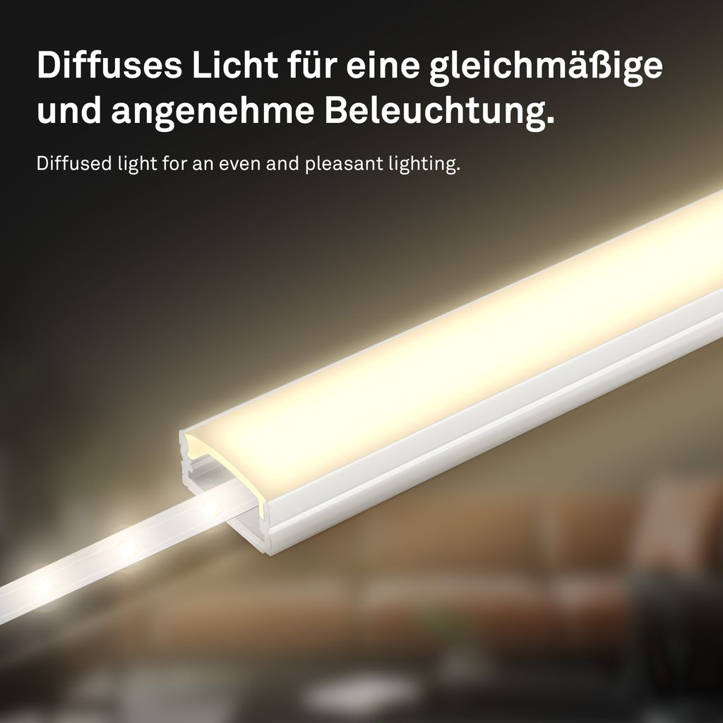 Pimp Your Stripe Erweiterungsset LED Strip 4m. Warmweiß. kürzbar. An/Aus 5