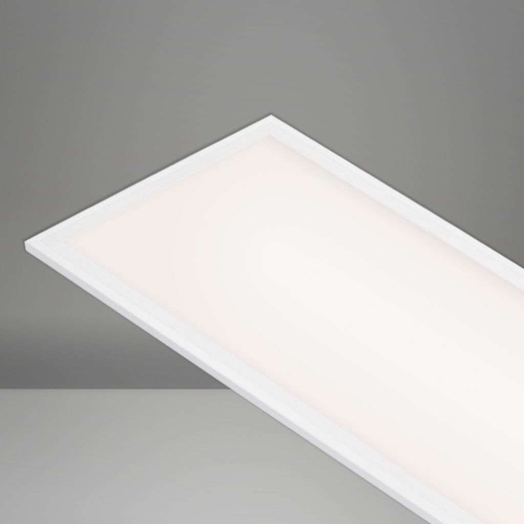 Simple LED Panel, neutral white light, rectangular form, 22W, white