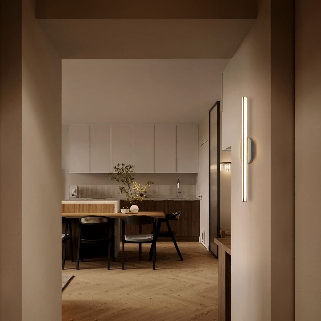 Ruth Wandlampe - 12W, 1200lm, LED, Warmweiß, Warm Grey-Coffee