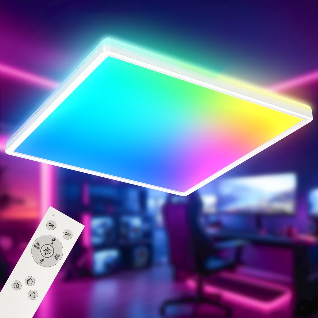 B smart RGB/W-LED Panel, 42 cm, LED-Platine, 22 W, 2700 lm, weiß