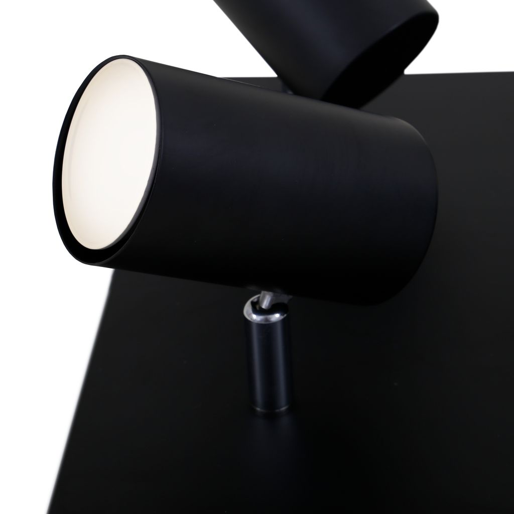 Spotlight 26,5 cm 4x GU10 40W zwart