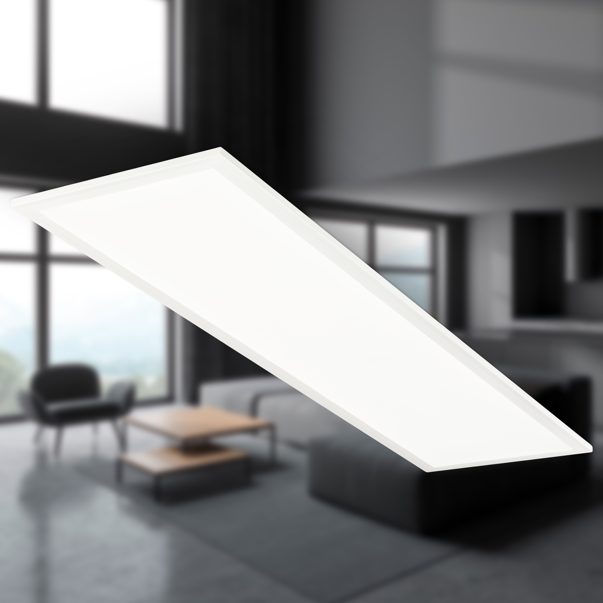 Basic White Led Simple LED Panel 100x25 cm - 22W 7667016 | BRILONER