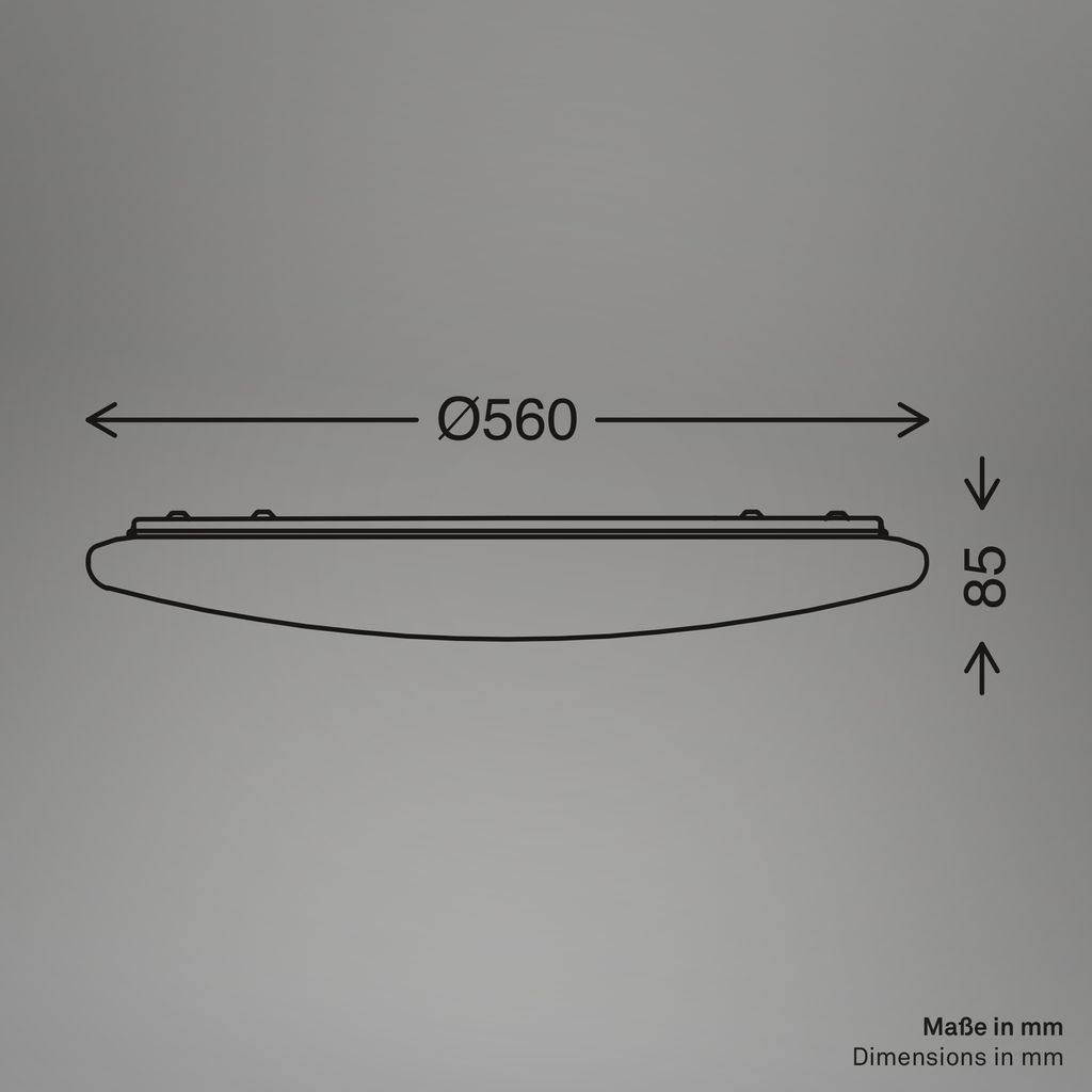 LED Deckenlampe Deckenleuchte Dimmbar Fernbedienung CCT Wohnzimmer Ultra hell 10