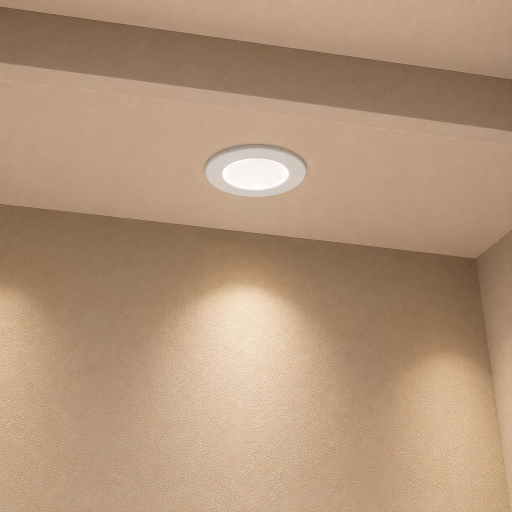LED Inbouwarmatuur Ø 11,5 cm 6W 600lm wit