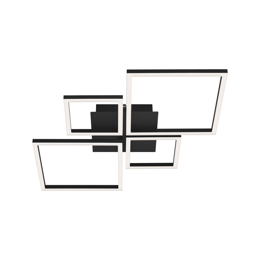 LED Deckenleuchte Deckenlampe schwenkbar dimmbar 48 W Schwarz Briloner 0