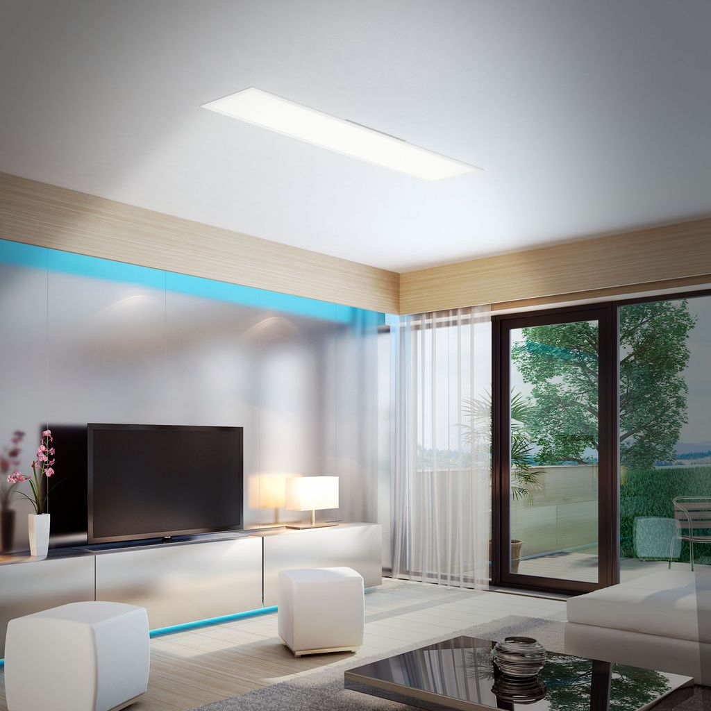 RGB LED ceiling light, CCT, night light, RGB, timer function, dimmable