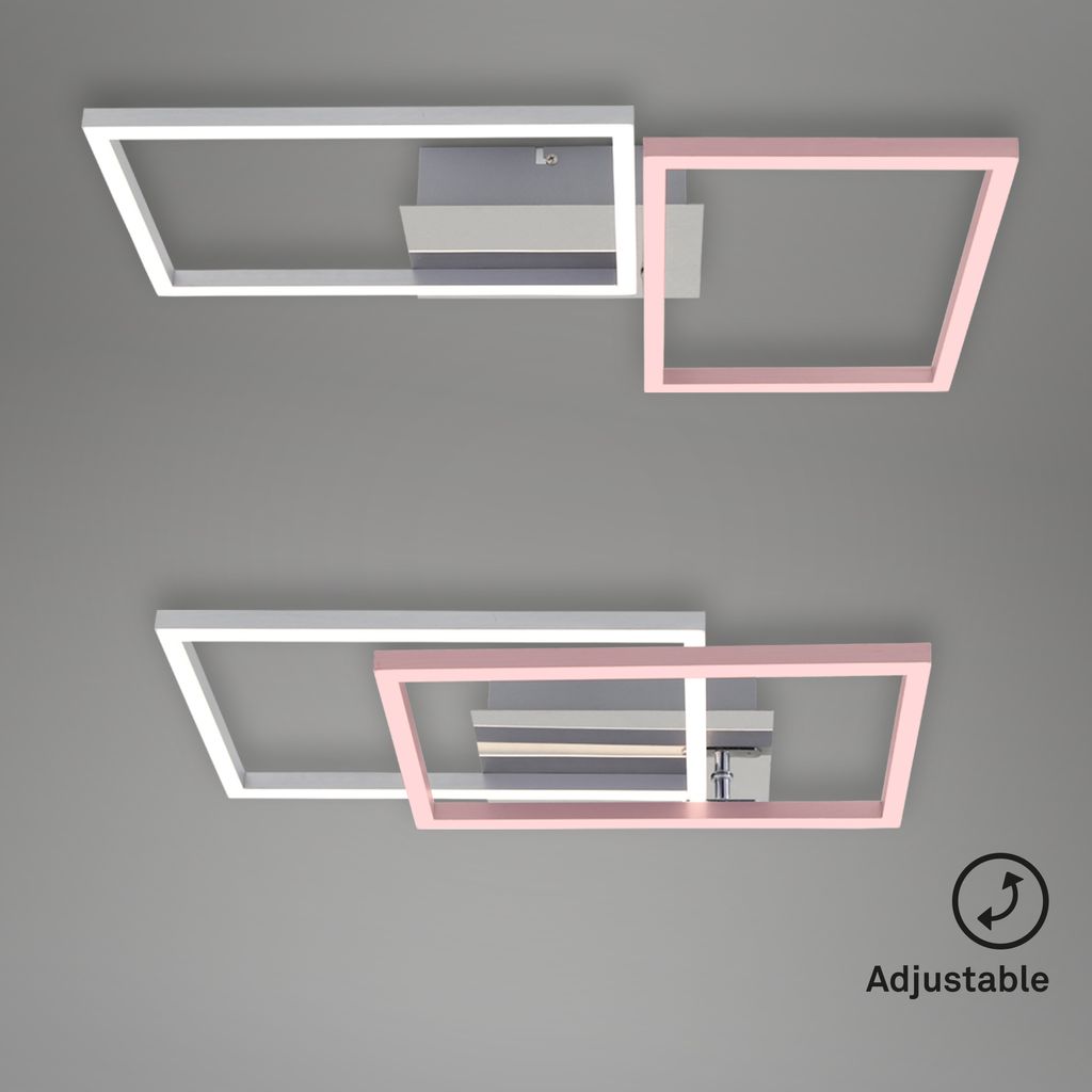 LED CCT Frame 50 cm 2x15W 1650lm chrome
