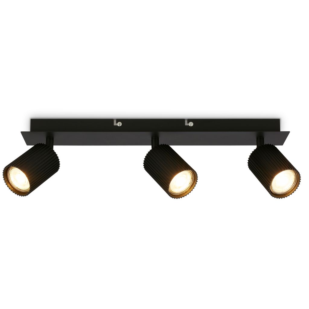 Ida Deckenstrahler 45 cm - GU10 Fassung, max. 9W, Schwenkbar, Schwarz