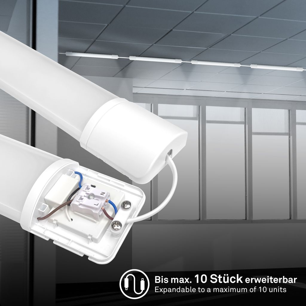 Wara Under-Cabinet Light 61.5 cm - 30W, 3300lm, LED, Daylight White, White