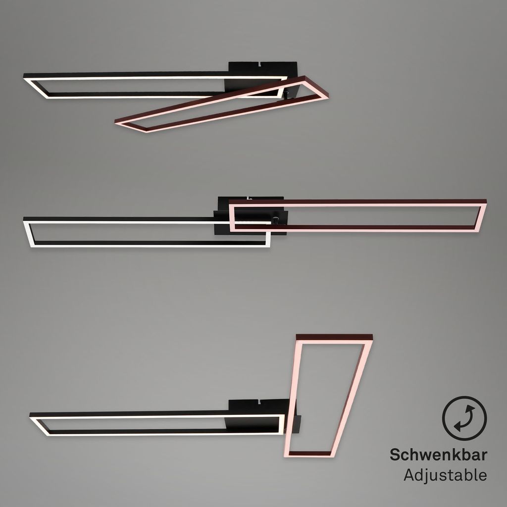 LED CCT Frame 110 cm 2x40W 2200lm black