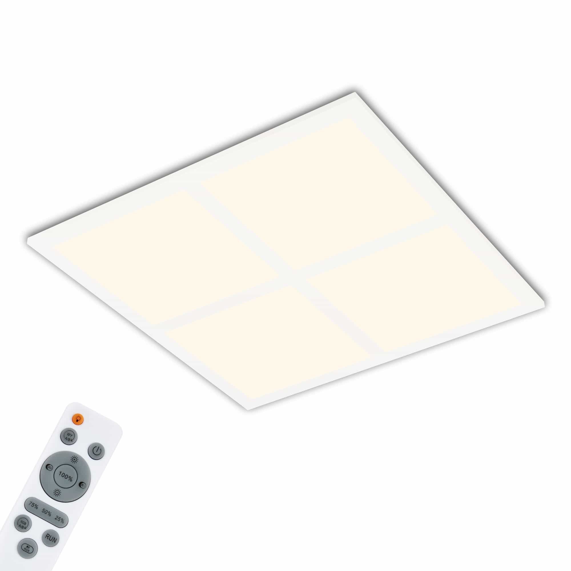 Pannello LED CCT multi RGB, 44,5 cm, scheda LED, 24 W, 2400 LM, bianco