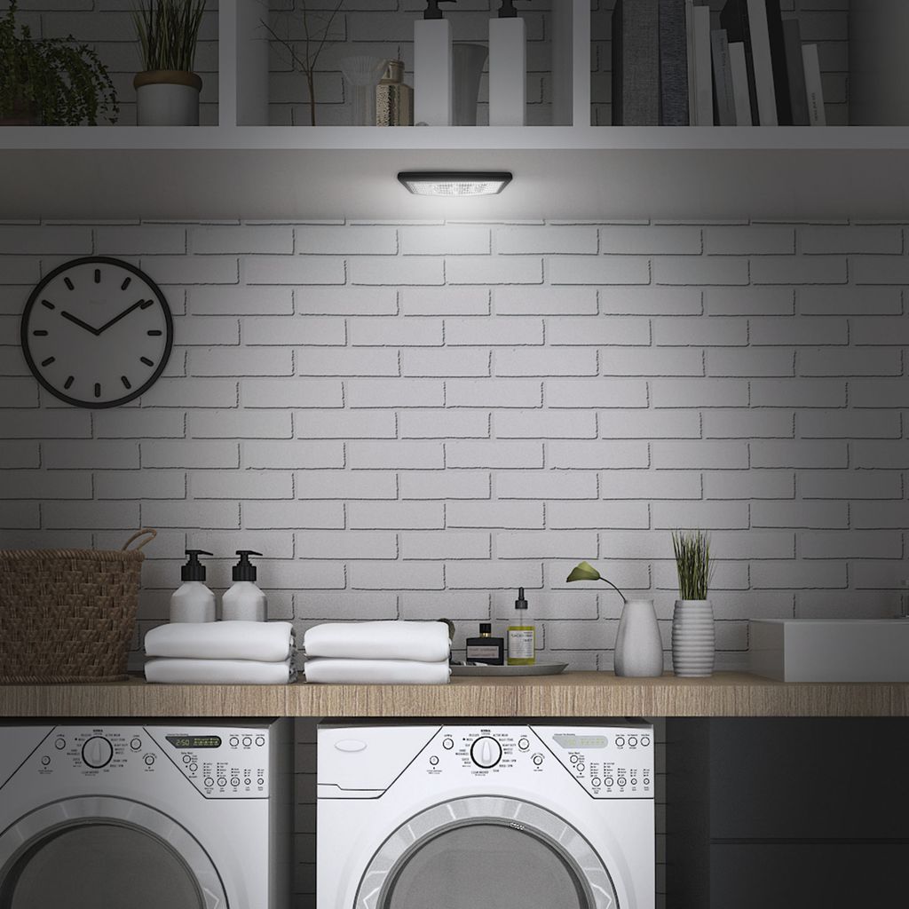 Briloner Leuchten PUSI - Plug&Play - 2689035 - An/Aus durch Push-Bewegung auf Leuchte - inkl. Klebepad zur Befestigung - Batterien inkl. - Ausstrahlwinkel 120° - 16 x 4 x 2.7 cm 3