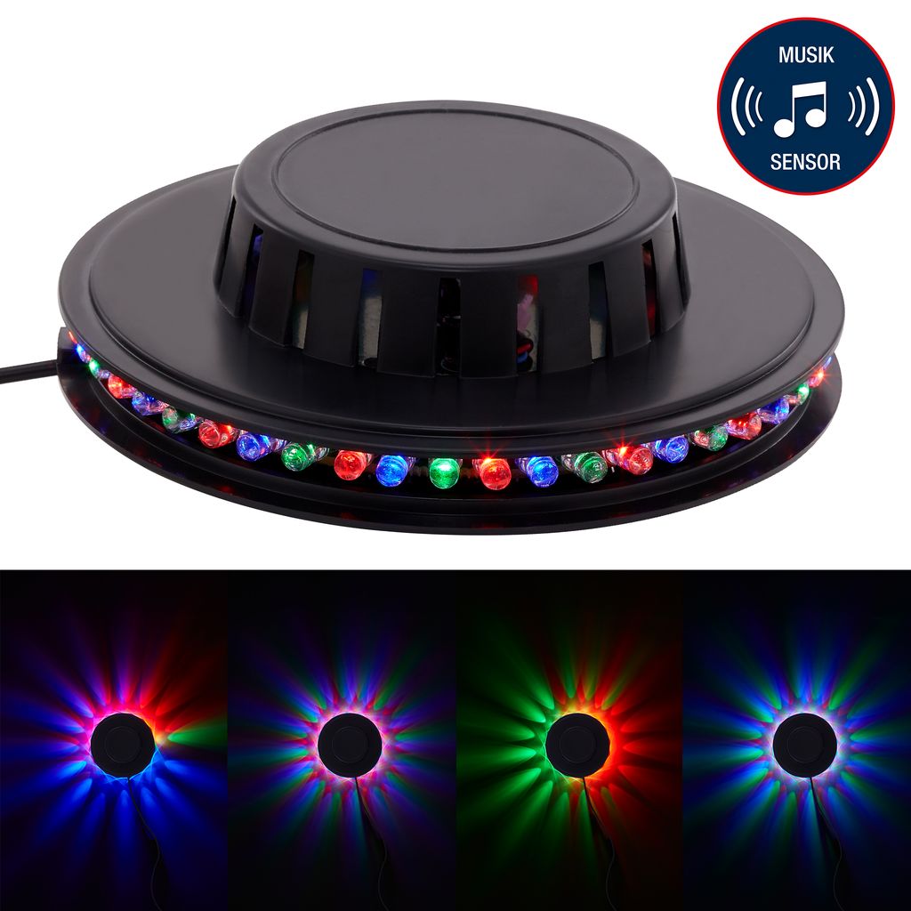 LED RGB Lichtrad Ø 12,5 cm max. 3W schwarz
