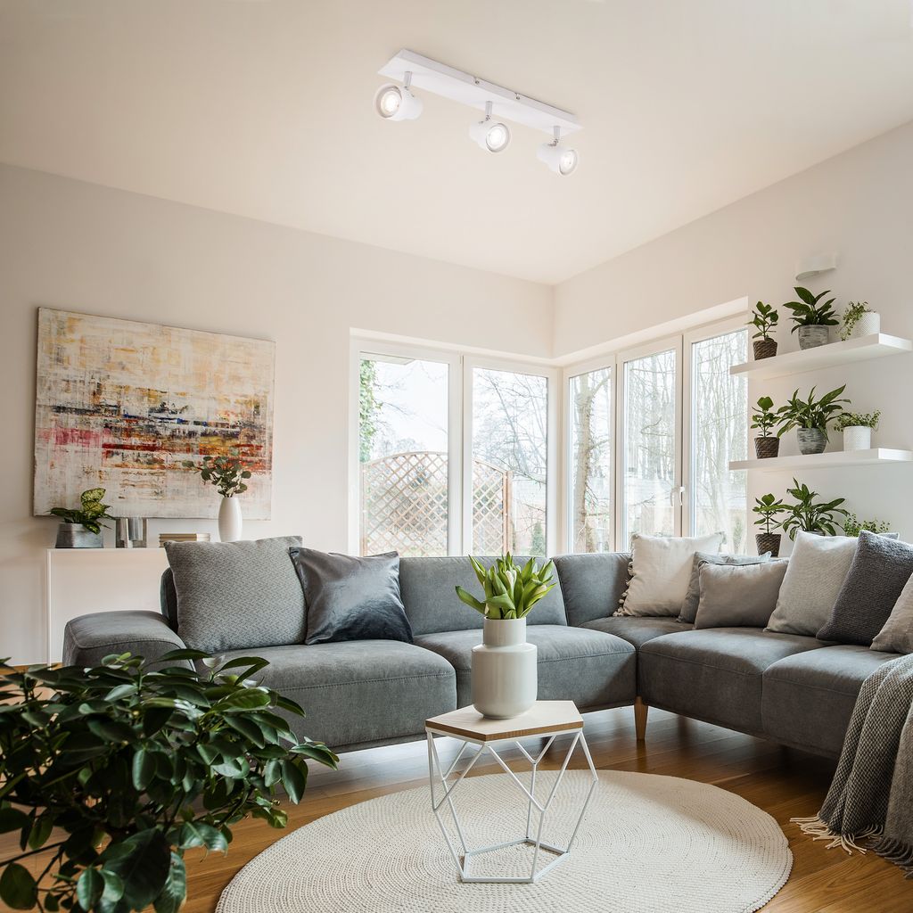 LED Deckenspot Deckenlampe 3xGU10 Strahler dreh- & schwenkbar 5 W Briloner 9