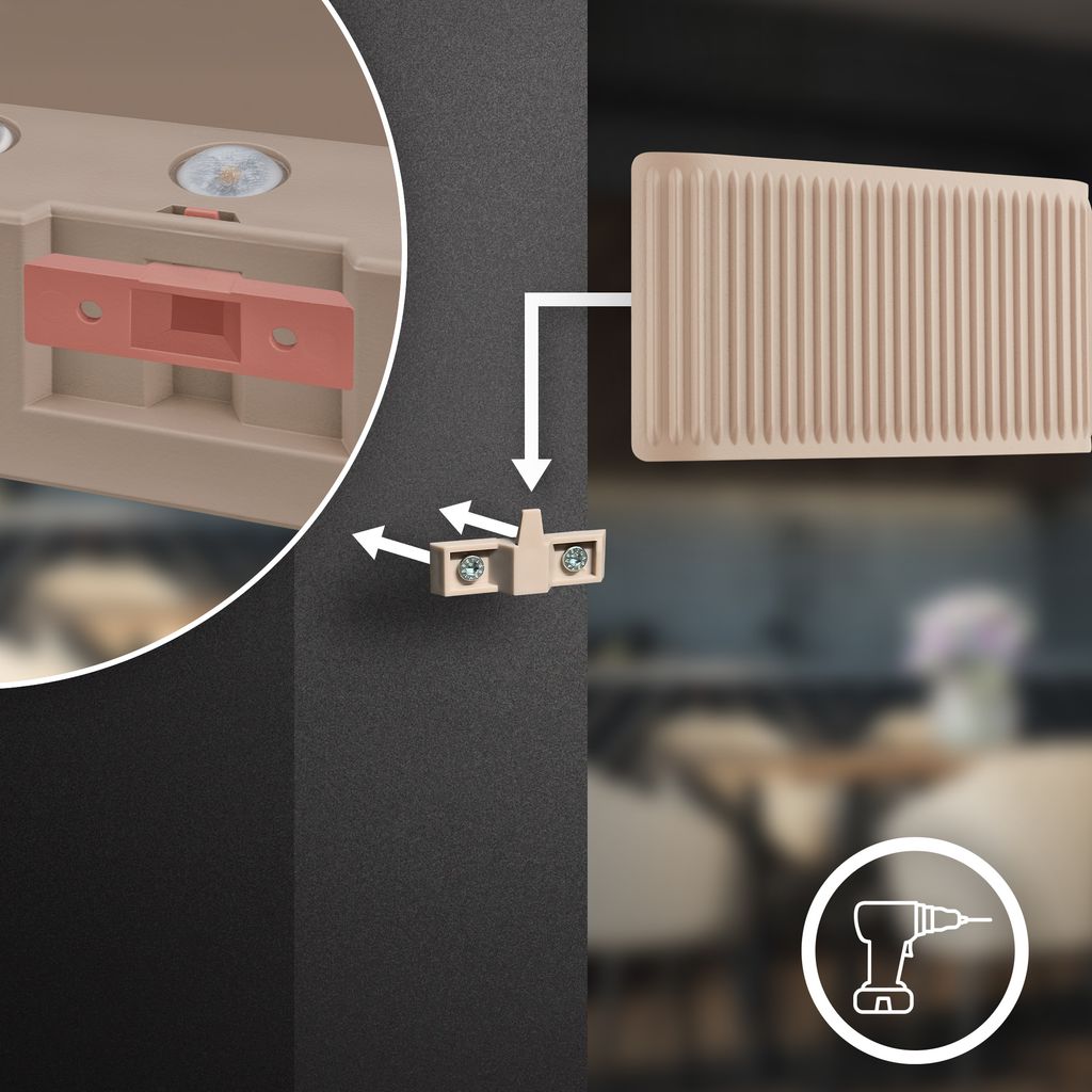 Fade Wandleuchte - 1W, 150lm, Akku, LED, Touch, Dimmbar, Beige