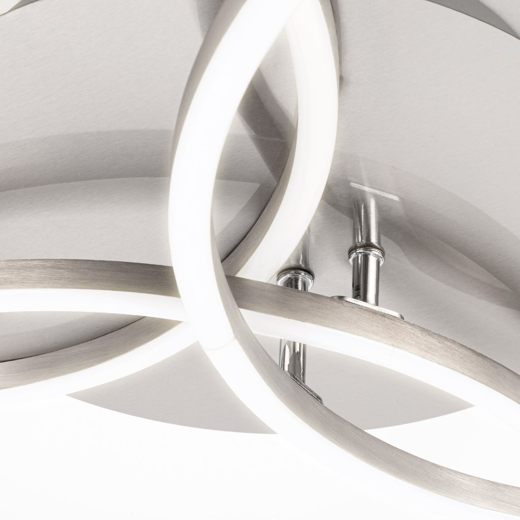 LED Frame 71,7 cm 40W 4400lm matt-nickel