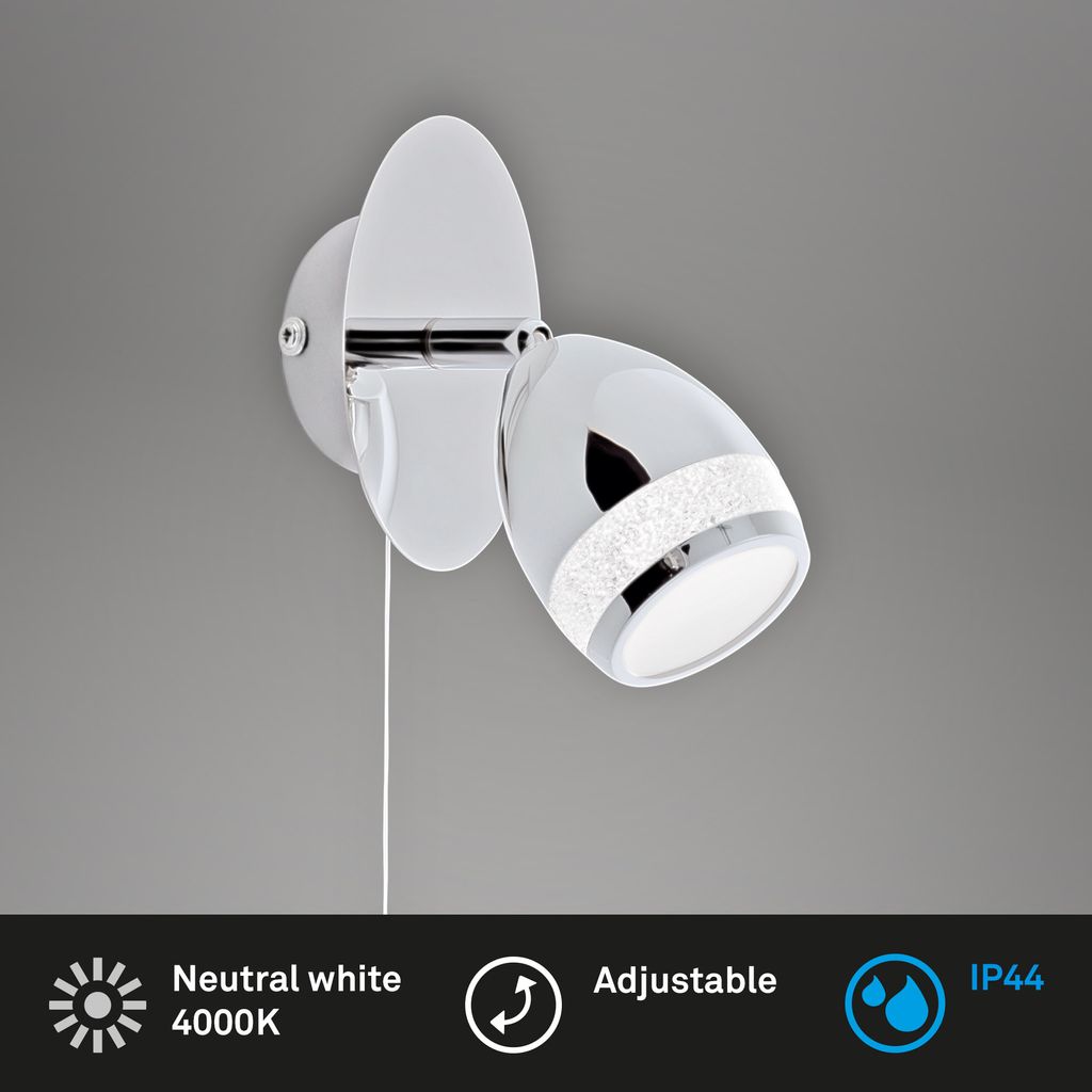 LED Lampe spot 11,5 cm 4W 350lm chrome