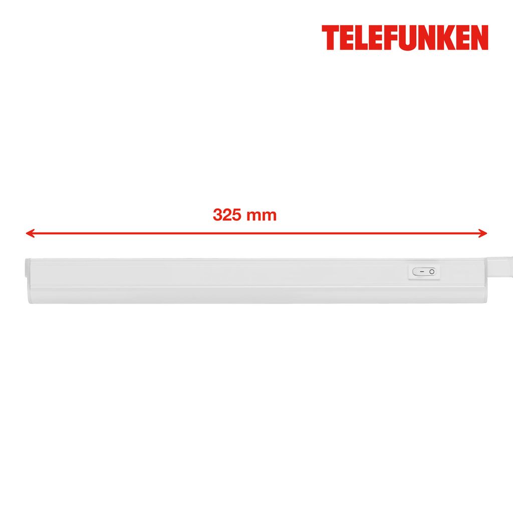 TELEFUNKEN LED CCT Unterbauleuchte 32.5 cm 4W 400lm weiß 6