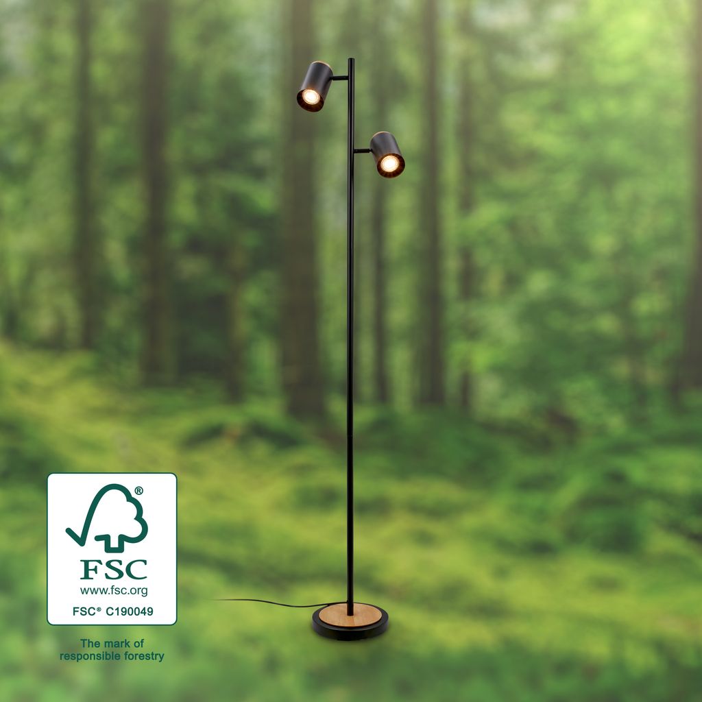 Stehlampe Stehleuchte Standleuchte Leselampe Schwenkbar Wohnzimmer Schalter 4