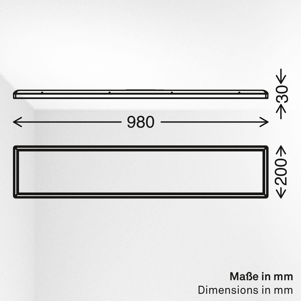 Briloner Move LED Badlampe, Backlight, Bewegungsmelder, Weiß