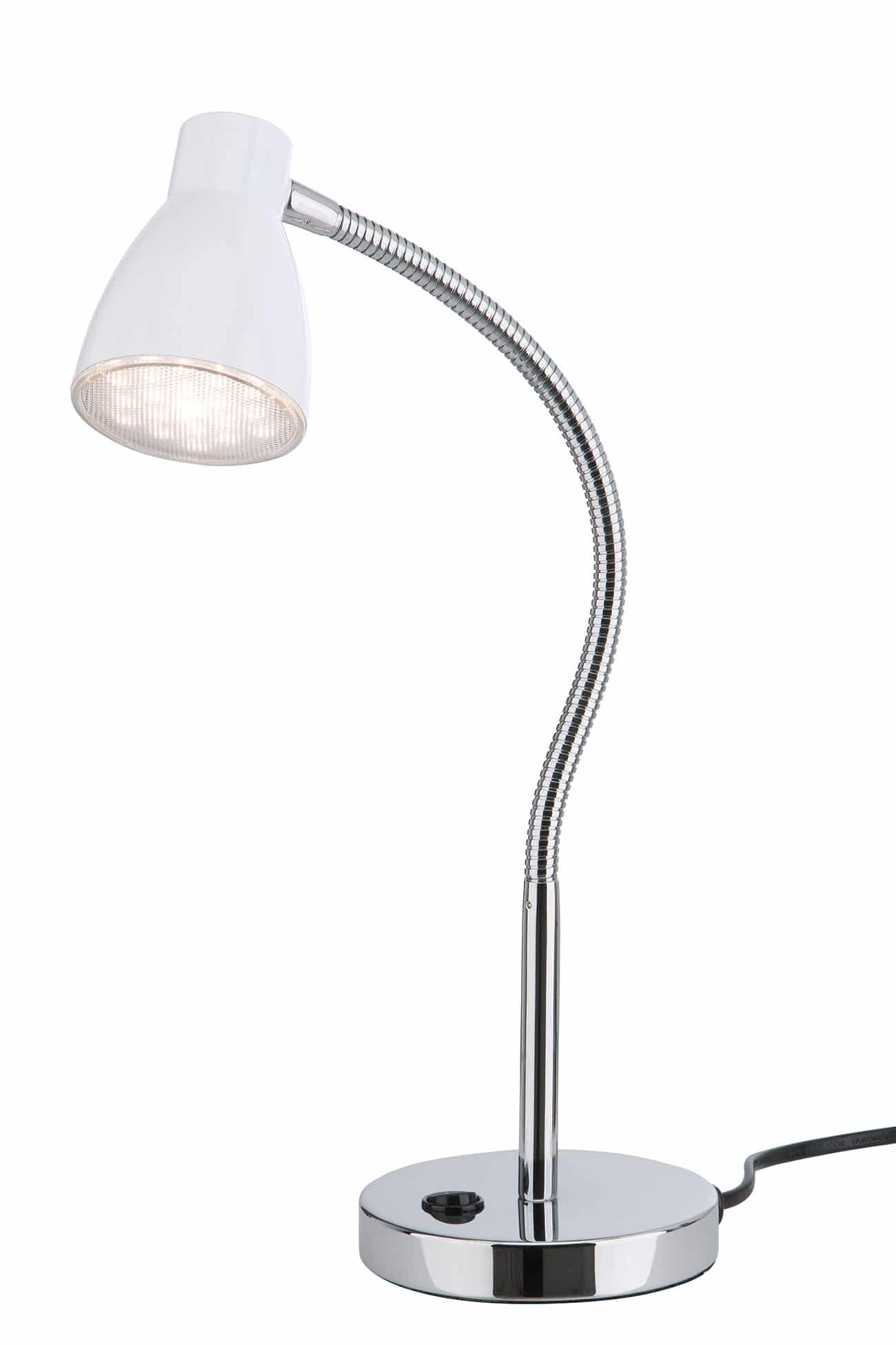 LED Tischleuchte, 34 cm, 2,5 W, Weiß