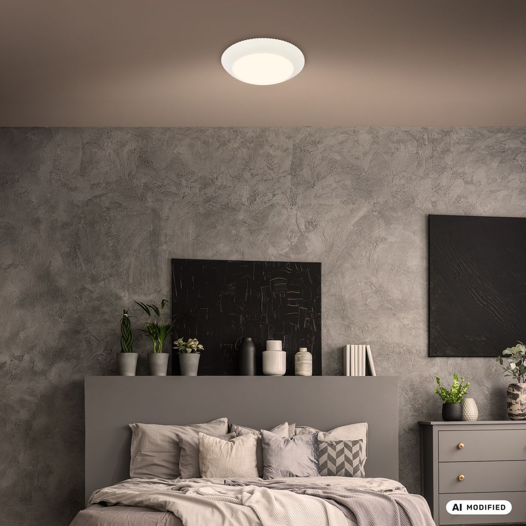 Solea Deckenlampe Ø39 cm - 17,5W, 2000lm, LED, Warmweiß, Altweiß