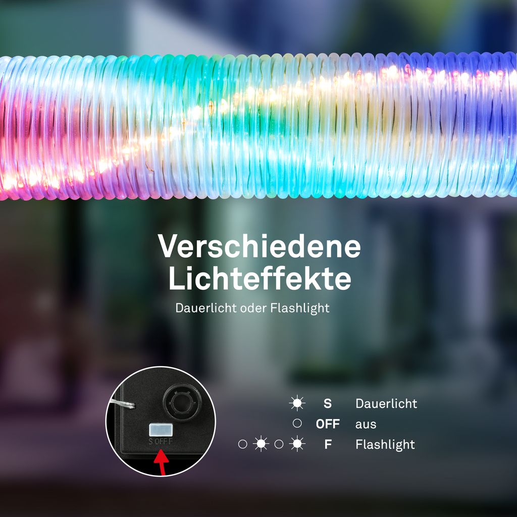 RGB LED Streifen, 1000 cm, transparent