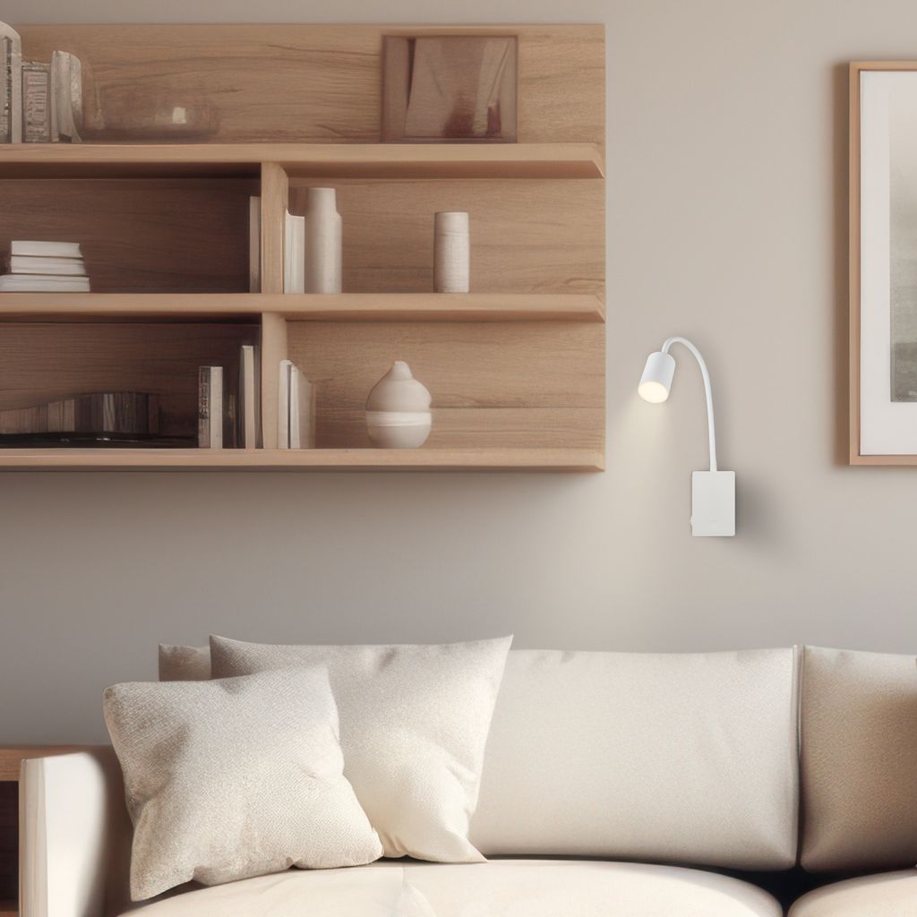 Smooth Reading Lamp - 2W, 150lm, Rechargeable Battery, LED, Dimmable, White