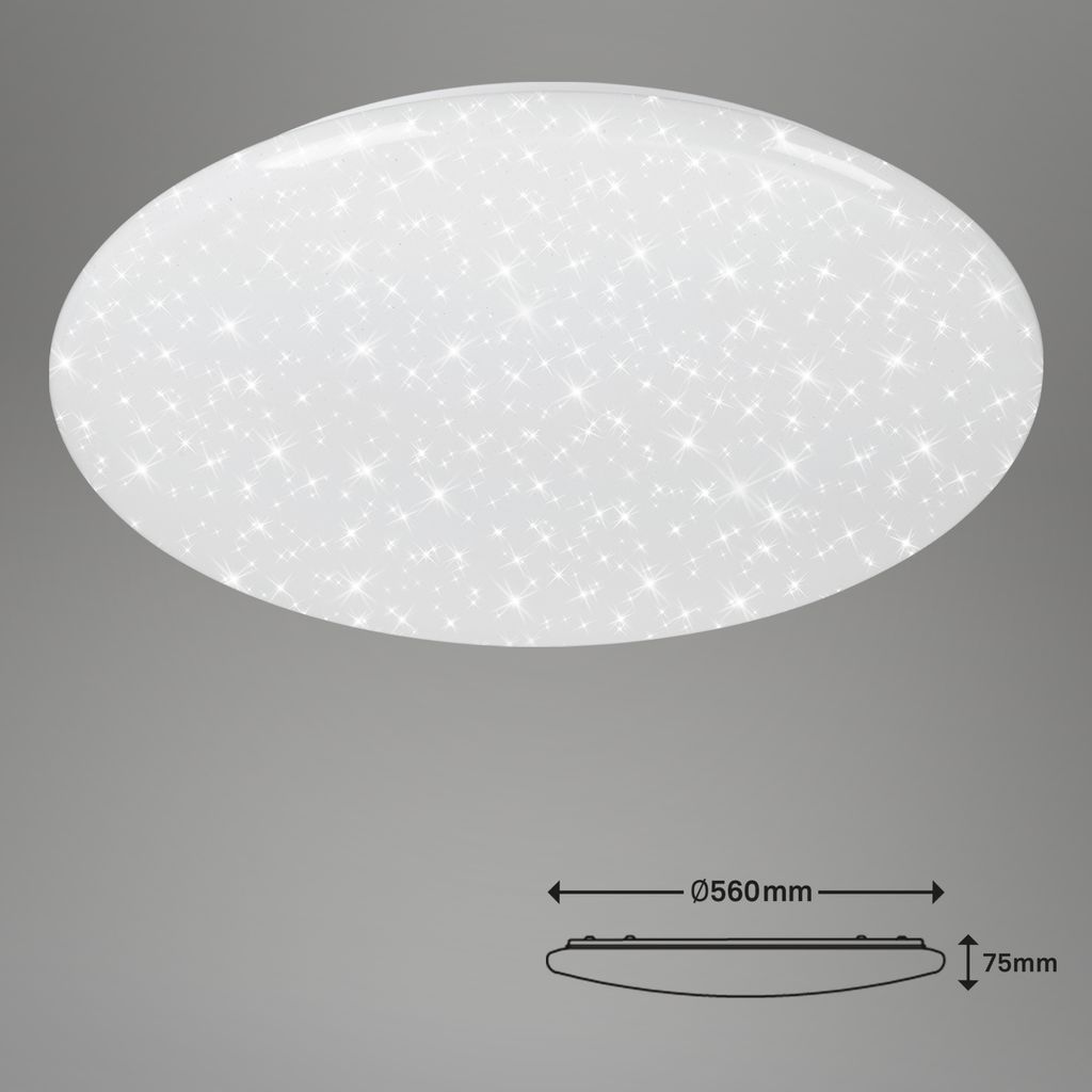 STERNENHIMMEL LED Deckenleuchte, CCT, Nachtlicht, Fernbedienung, Dimmbar
