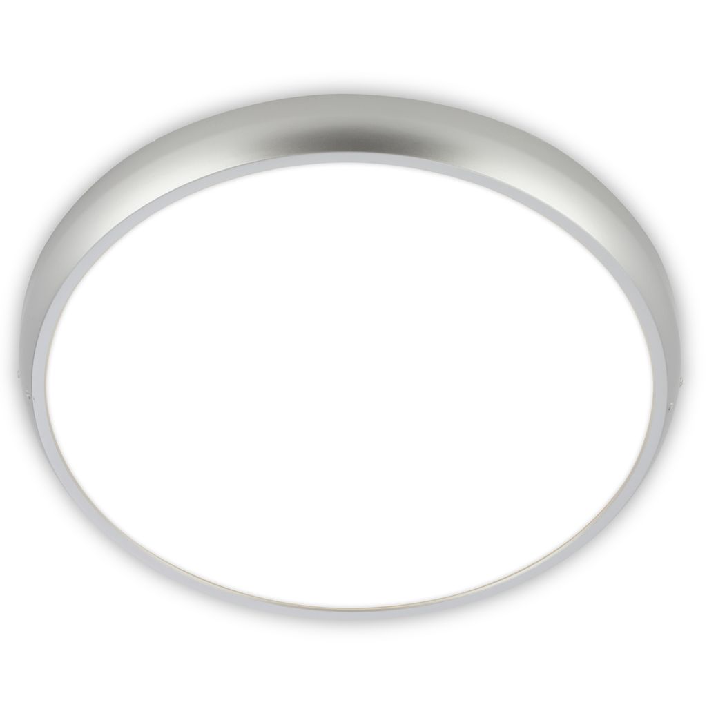 Navaro Deckenleuchte Ø37,5 cm - 24W, 2900lm, Neutralweiß, IP44, Chrom-matt