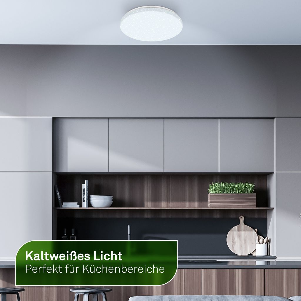 Verb A Deckenlampe Ø38 cm - mit EEK A Lichtquelle*, Dimmbar, Fernbedienung, CCT, Weiß