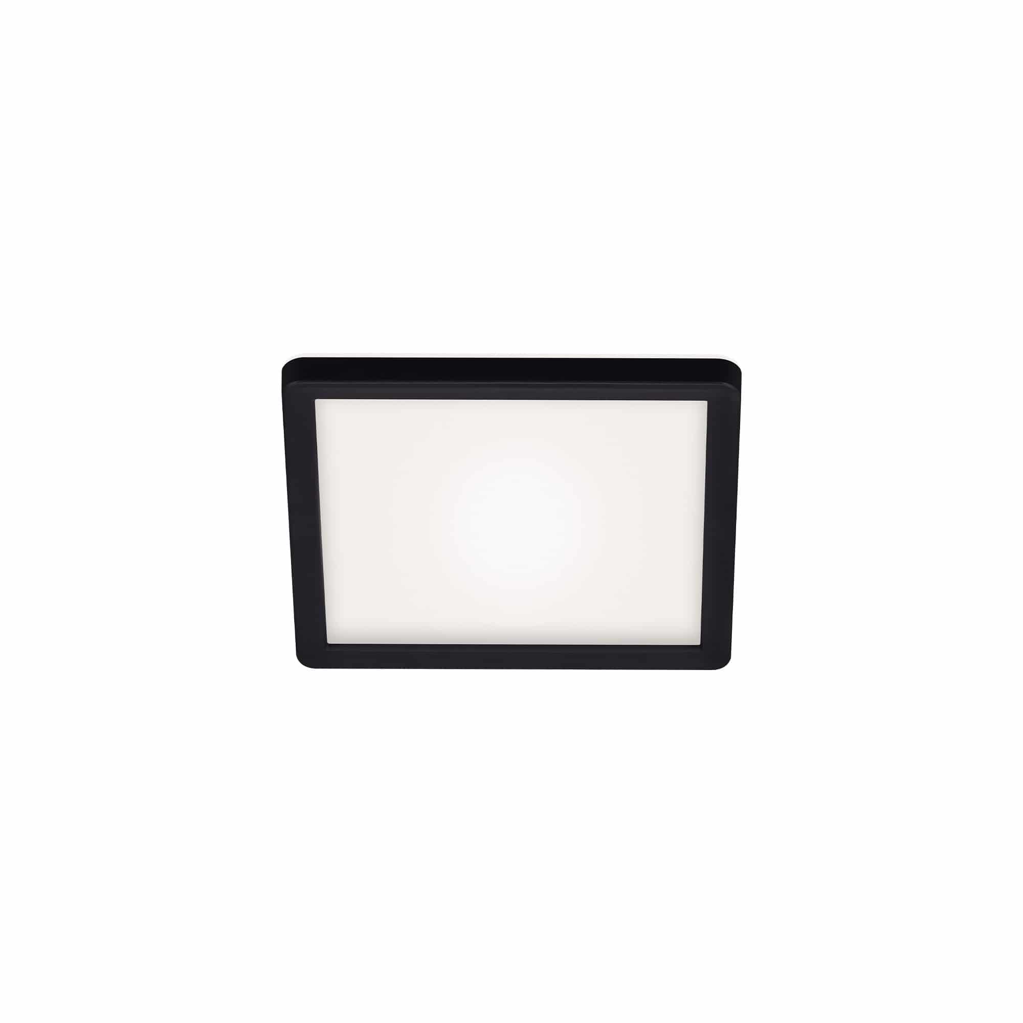 SLIM LED Panel, 19 cm, 12 W, Schwarz