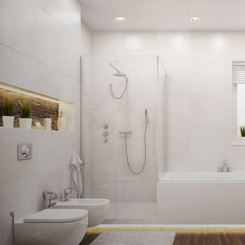 LED Einbauleuchten 3er Set GU10 IP65 5 W weiß Metall-Kunststoff Briloner 3