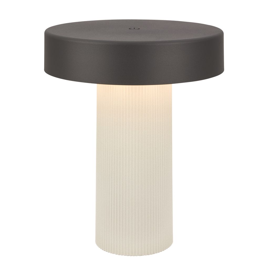 Bito Table Lamp - 3W, 300lm, Cordless, LED, Dimmable, Warm White, Off White Anthracite