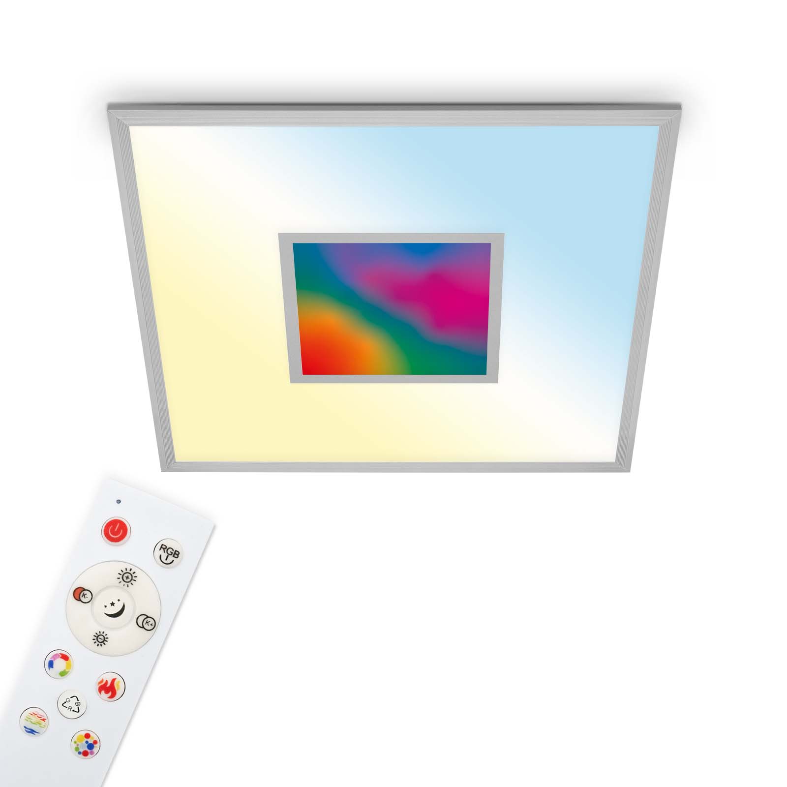 Telefunken CCT RGB Panel, 59,5 cm, 38 W, 3600 lm, Silber