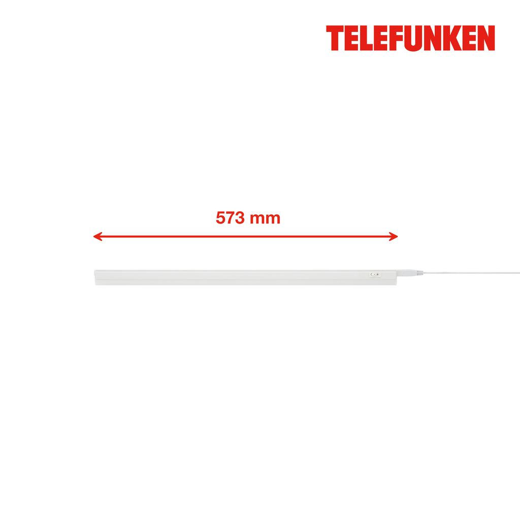 TELEFUNKEN LED Unterbauleuchte 58.45 cm 8W 800lm weiß 4