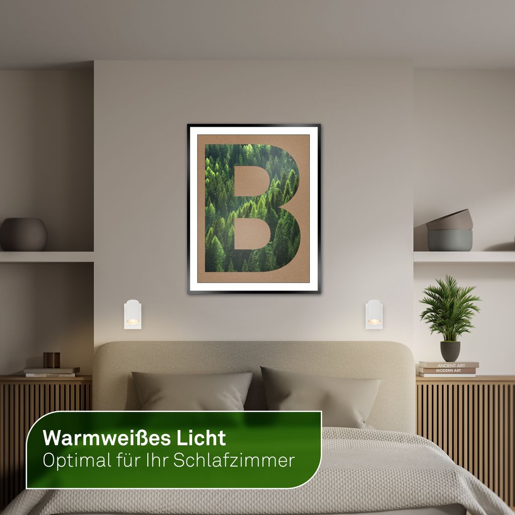Briloner Isil A LED Wandleuchte innen, mit EEK A Lichtquelle*, Schwenkbar, Weiß