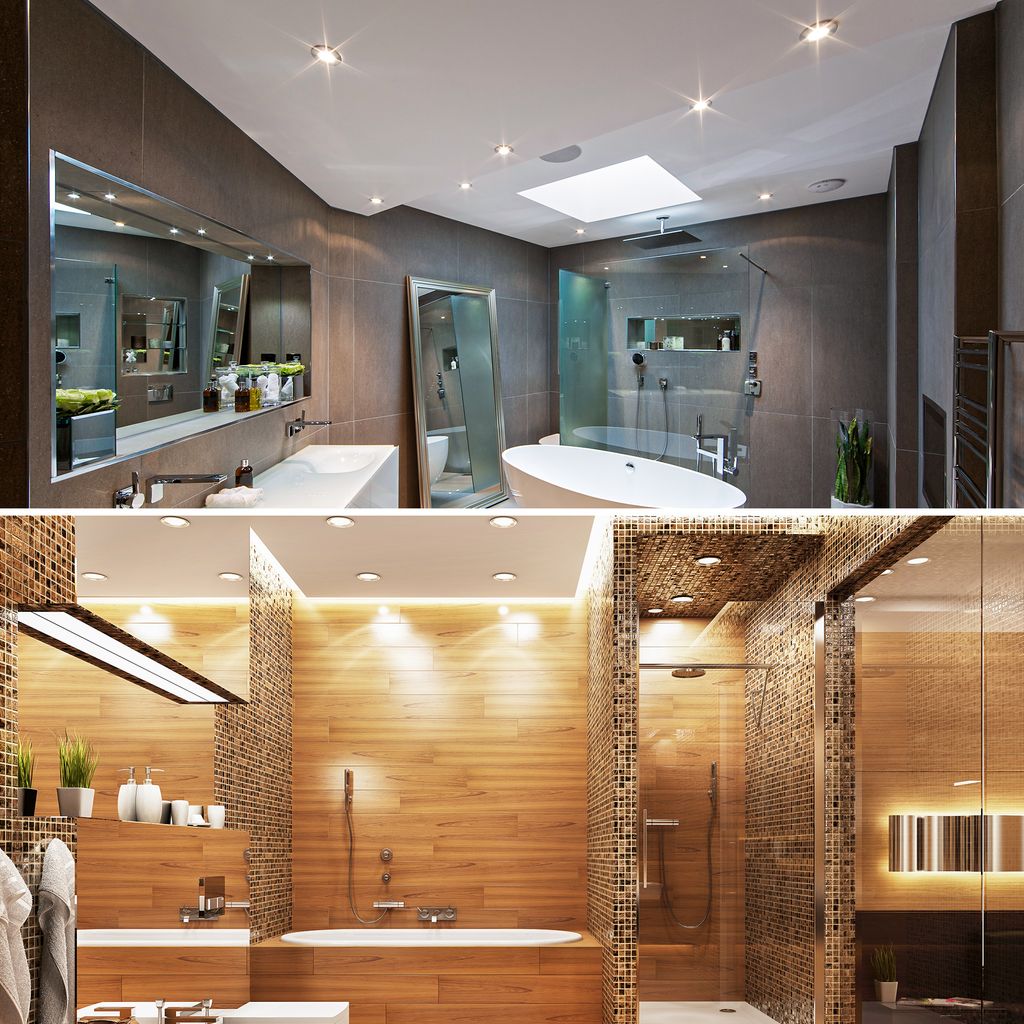 LED Einbauleuchten-Set, matt-nickel, 6xLED-Modul/4,8W