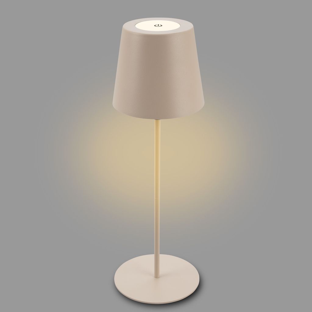 Tischlampe Akku Tischleuchte Kabellos Touch höhenverstellbar Akku tauschbar 1